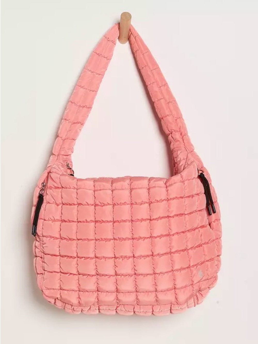 Free People Quilted Carryall Ballet Slipper Pink Tote